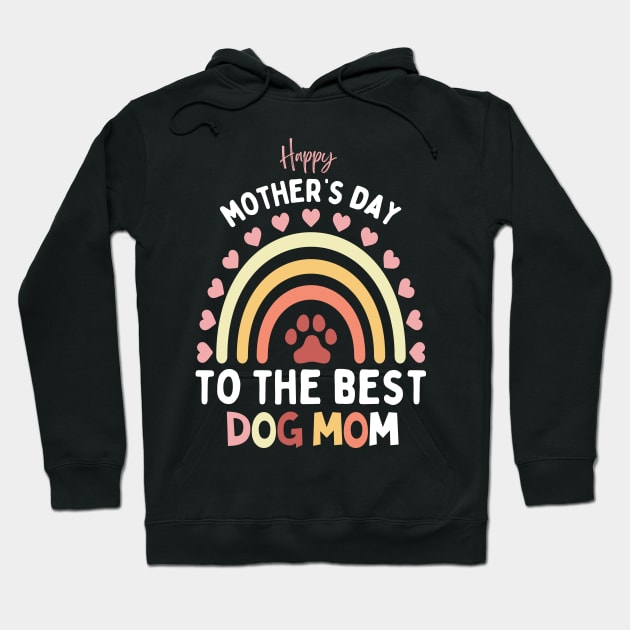 Happy Mother's Day,Best Dog mom ever, from Daughter Son Hoodie by Emouran
